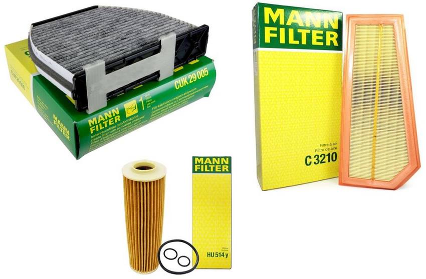 Mercedes Filter Service Kit 2711800509 - MANN-FILTER 1645372KIT